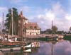 Honfleur Harbor, Boat, France