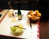 Salad, Wine & Bread, Paris, France