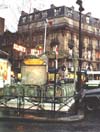 Metro in Evening, Paris, France