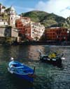 Two Boats, Harbor, Vernazza, Italy