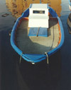 Blue Boat, Sicily, Italy