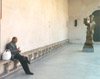 Man & Statue, Sicily, Italy