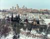 Snow in San Gimignano, Italy