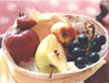 Grapes & Fruit in Basket, Venice, Italy