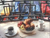 Coffee & Fruit in Basket, Venice, Italy