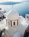 Church & Island, Santorini, Greece