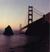 Bridge, Rock, Evening, San Francisco